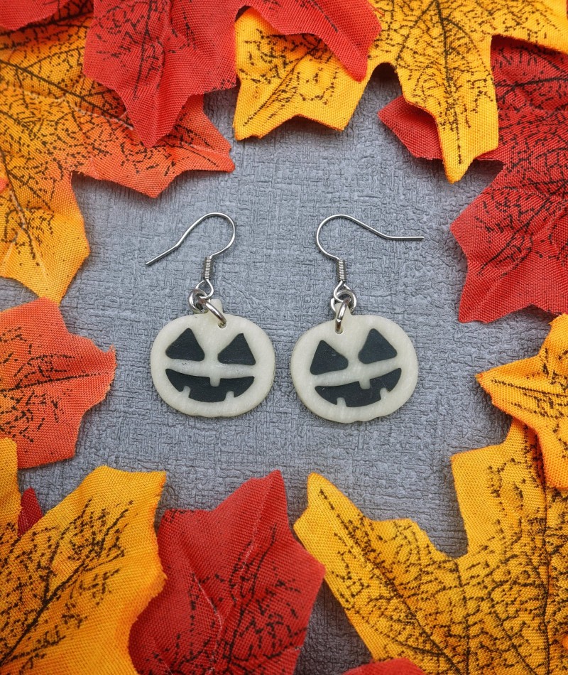 Pumpkin Halloween Earrings 