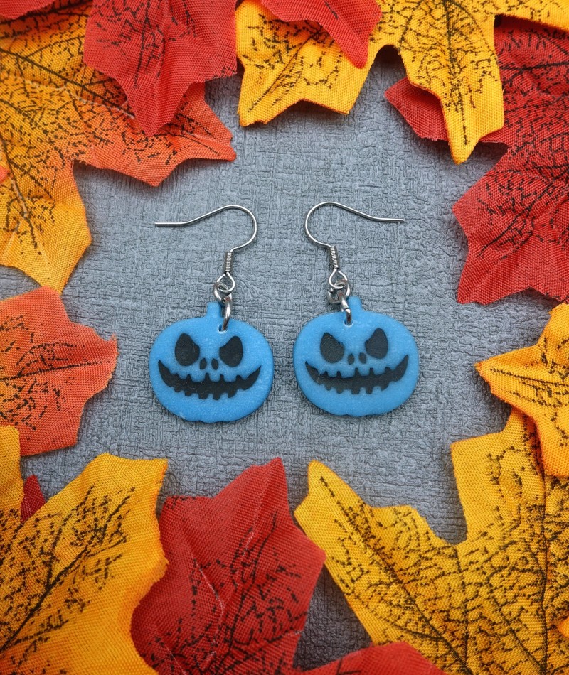 Pumpkin Halloween Earrings 