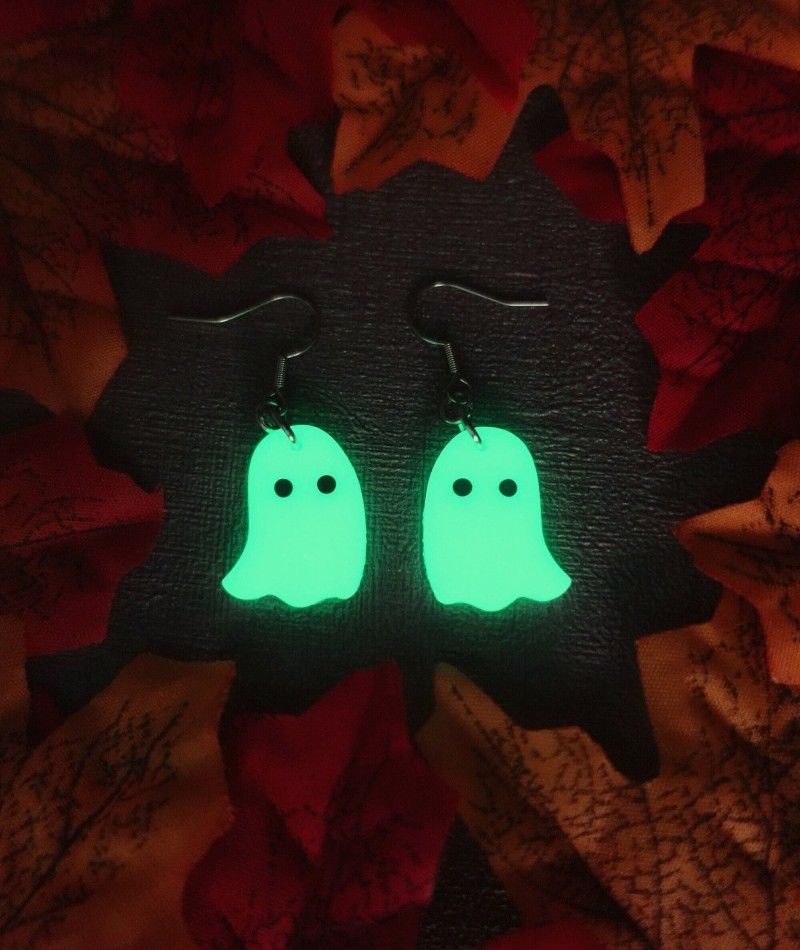 Scary Ghost Earrings 