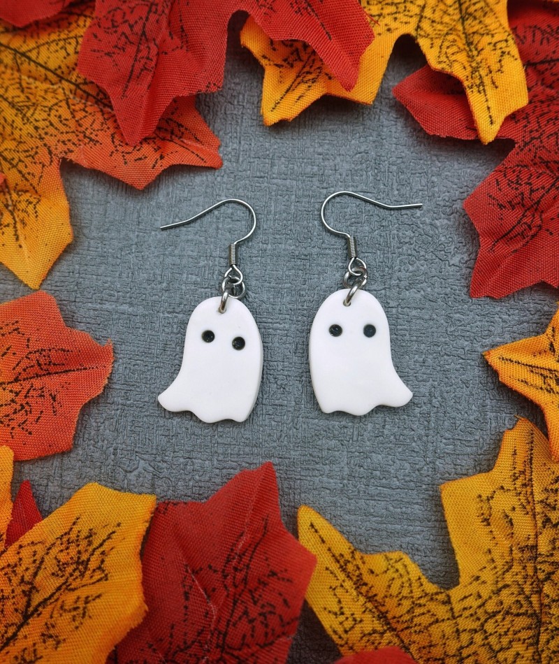 Spooky Ghost Earrings 