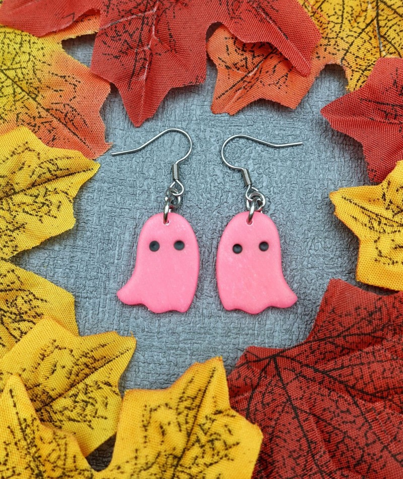 Scary Ghost Earrings 