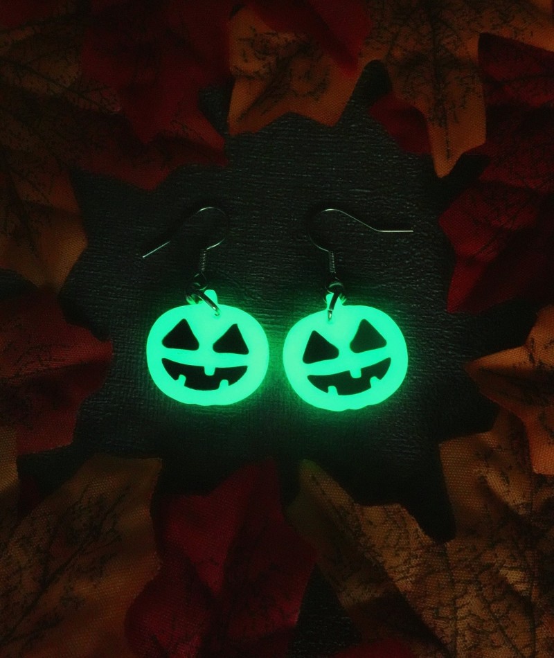 Pumpkin Halloween Earrings 