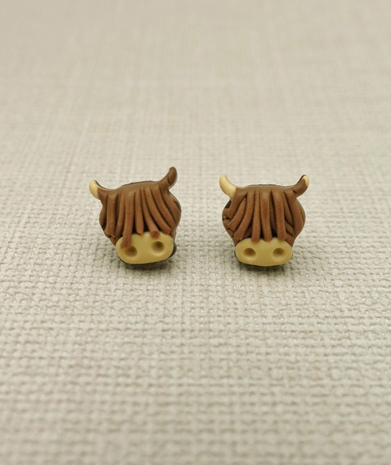 Highland Cow Earrings 