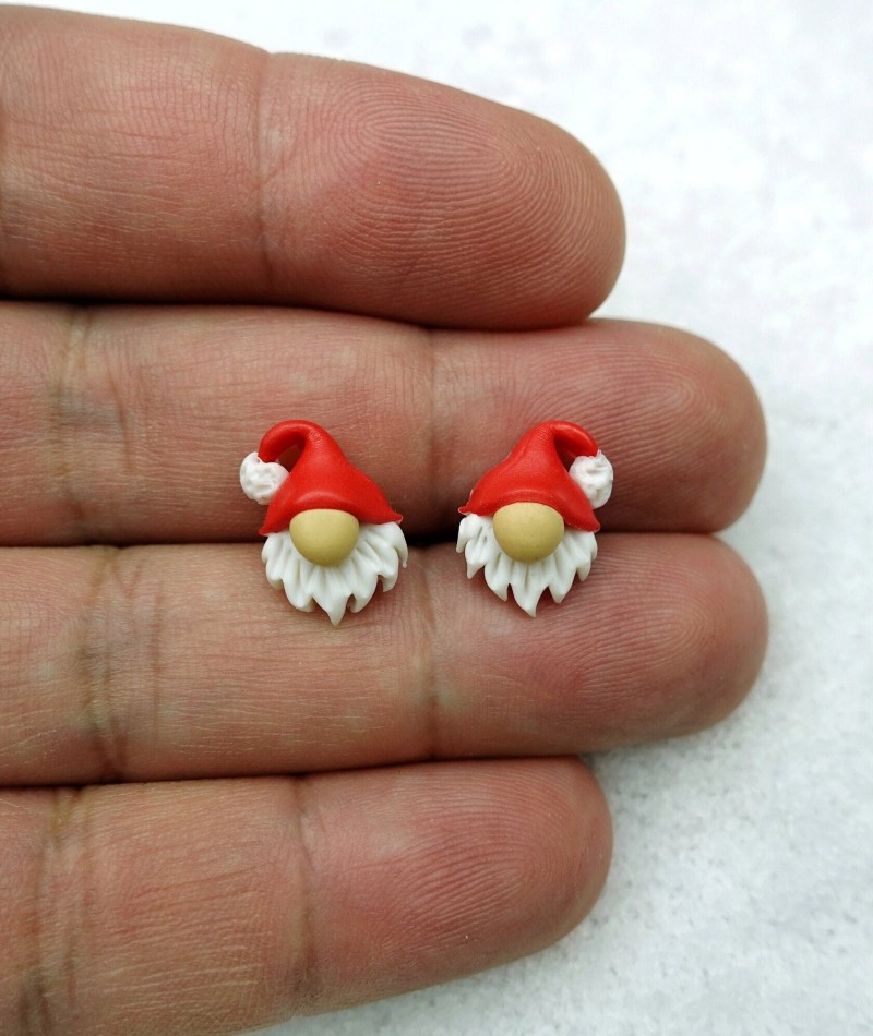 Santa Gonk Earrings 