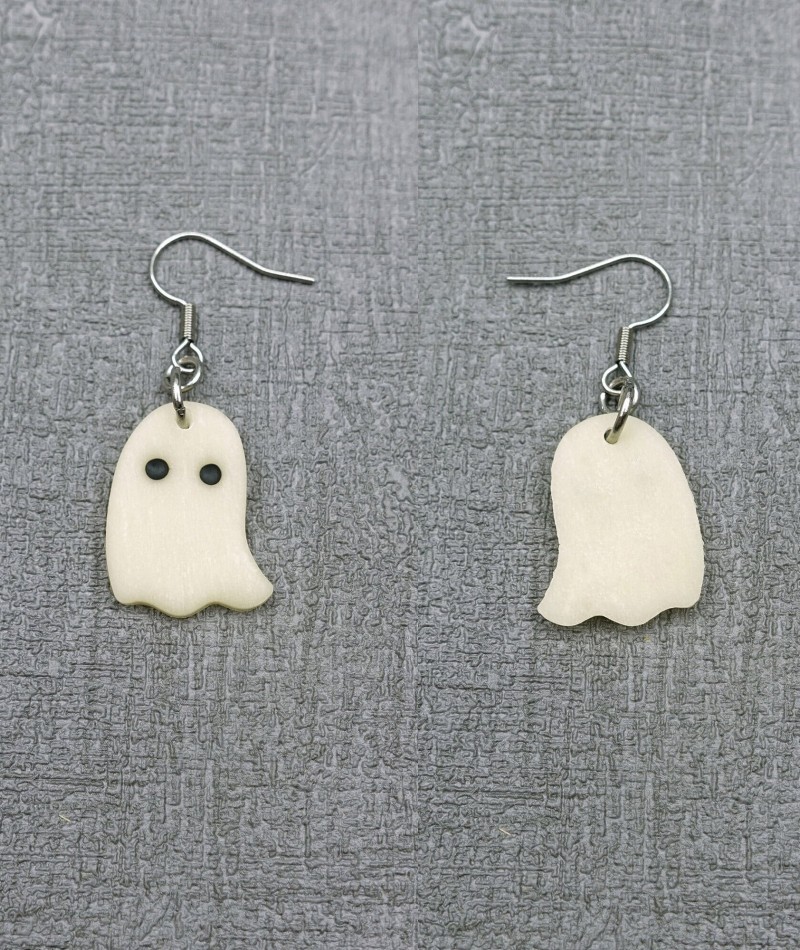 Scary Ghost Earrings 