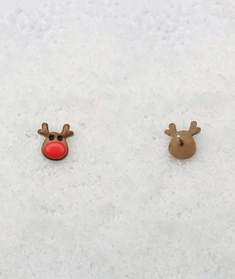 Reindeer Christmas Earrings 