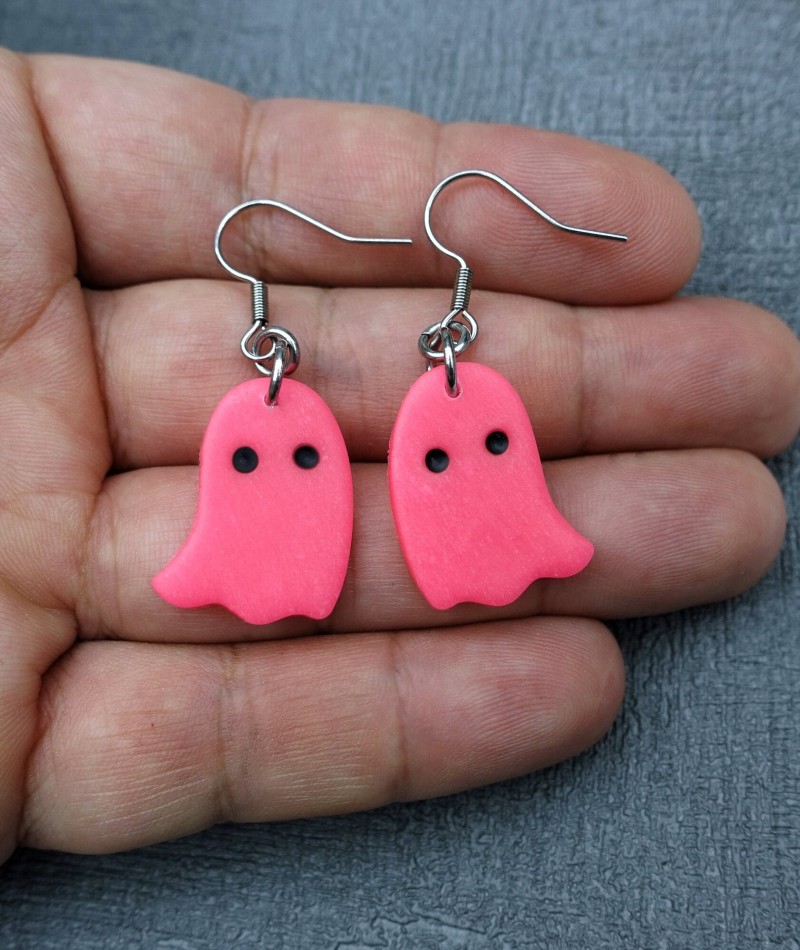 Scary Ghost Earrings 