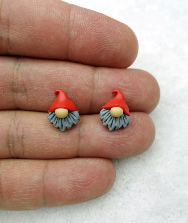 Gonk Christmas Earrings 