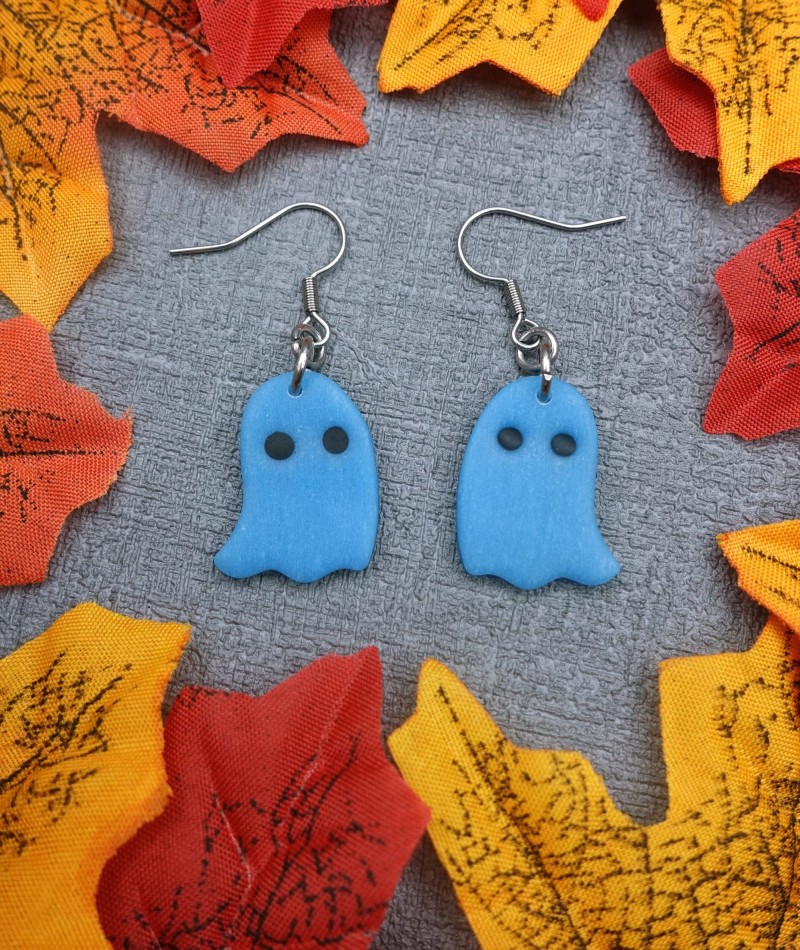 Scary Ghost Earrings 