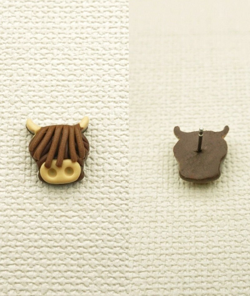 Highland Cow Earrings 
