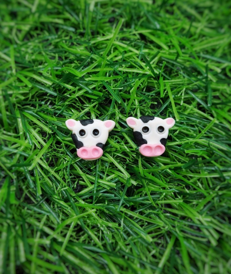 Cow Stud Earrings 