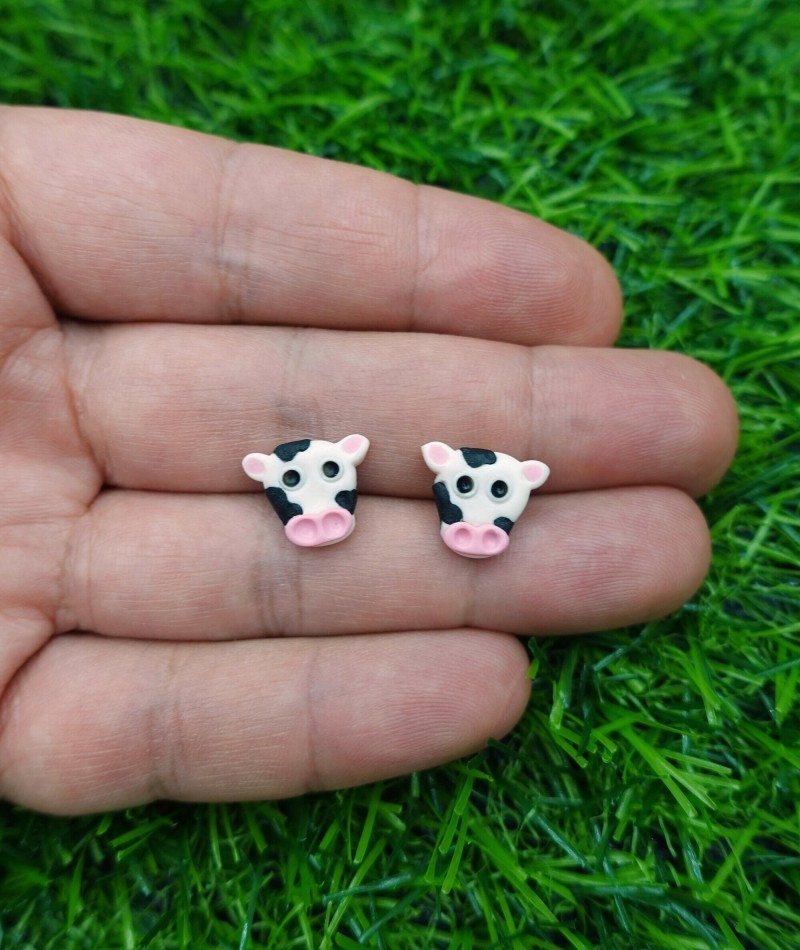 Cow Stud Earrings 