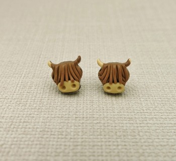 Highland Cow Earrings 