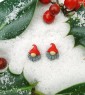 Gonk Christmas Earrings 